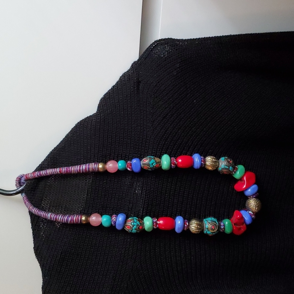 Fun statement necklace length is 26 inches